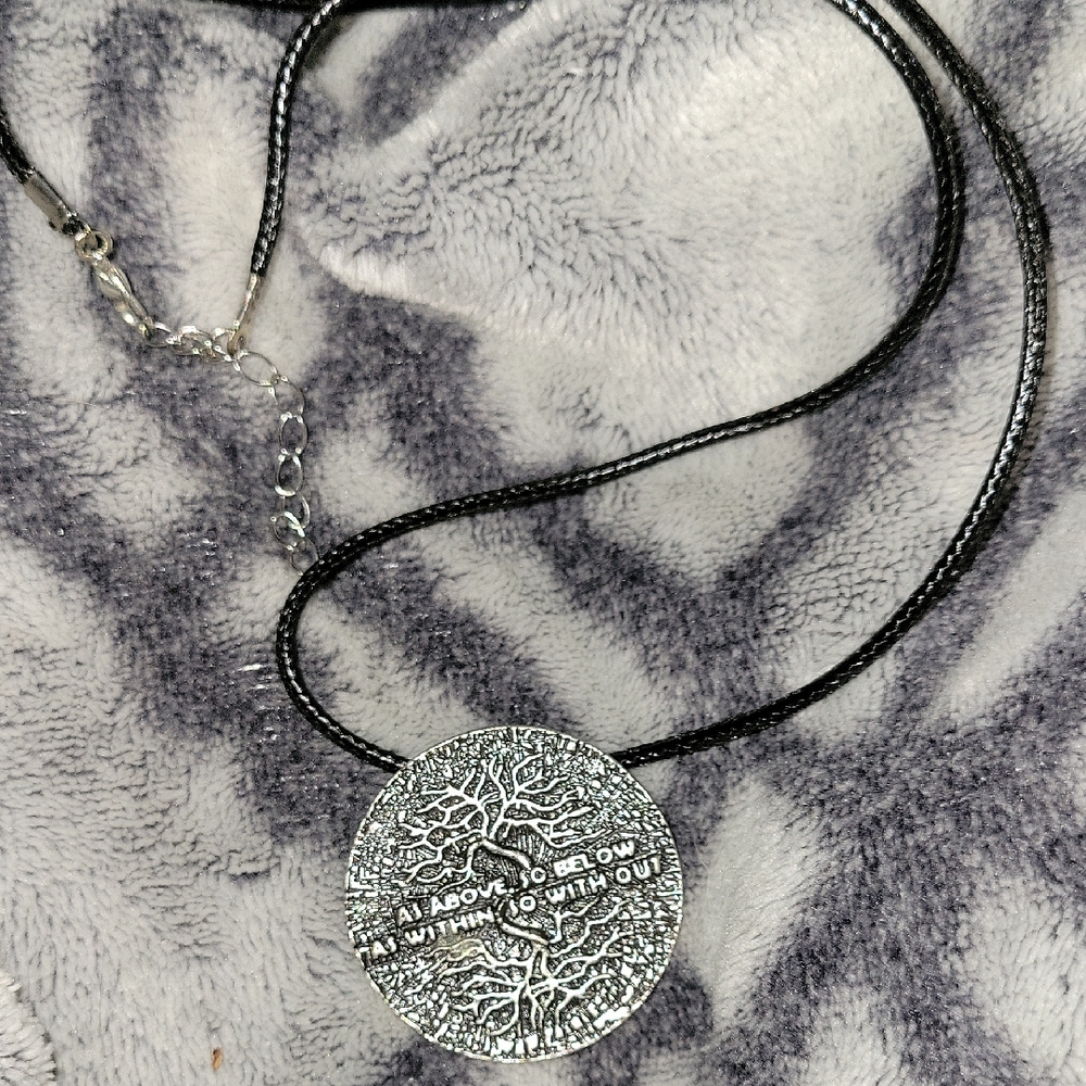 Silver Tree Pendant Necklace